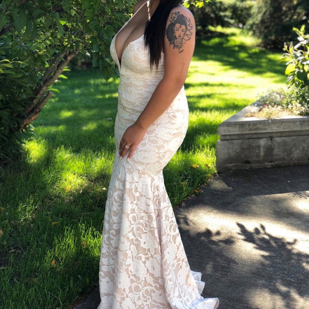 Formal White Dress
